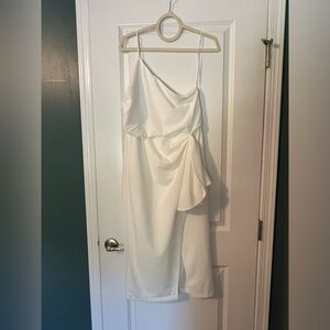 One Shoulder Midi Dress